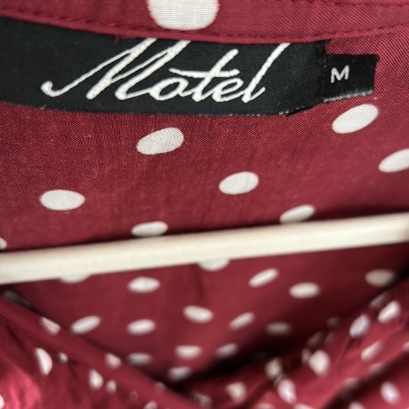 Mote Polka Dot Tie Waist Dress | SIZE M - Picture 5 of 5